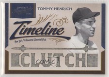 2011 Playoff Prime Cuts Custom Die-Cut Player Nickname 9/25 Tommy Henrich 07d9