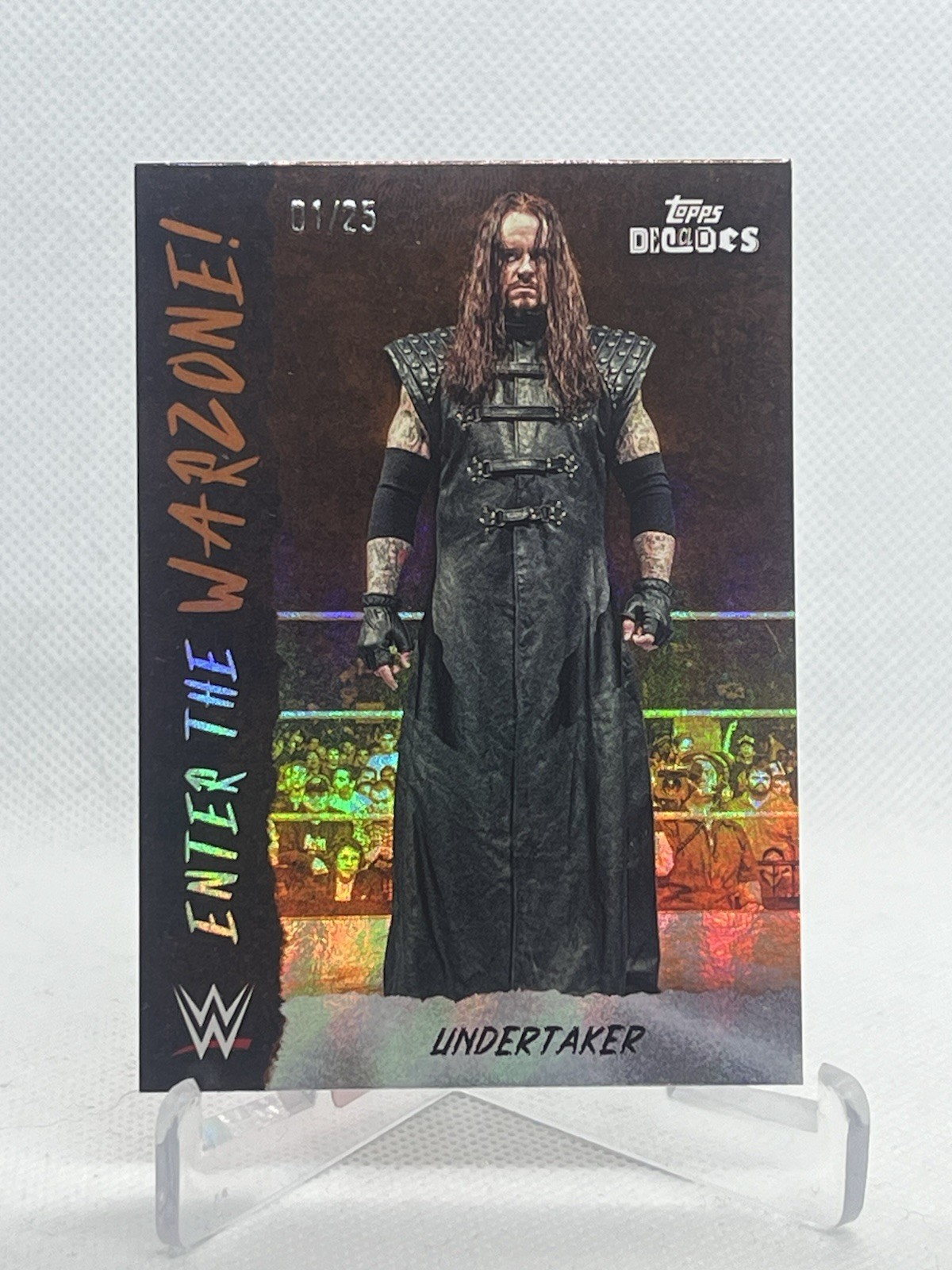 2026 Topps Decades 1990's WWE Undertaker Orange 1/25 First On Print