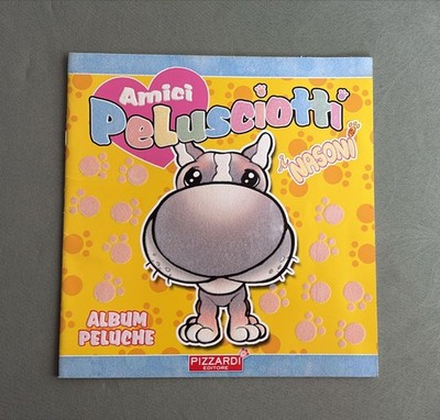 FIGURE ALBUM FRIENDS PLUSH AND NASONI-PIZZARDI PUBLISHER 2008-EMPTY, EXCELLENT