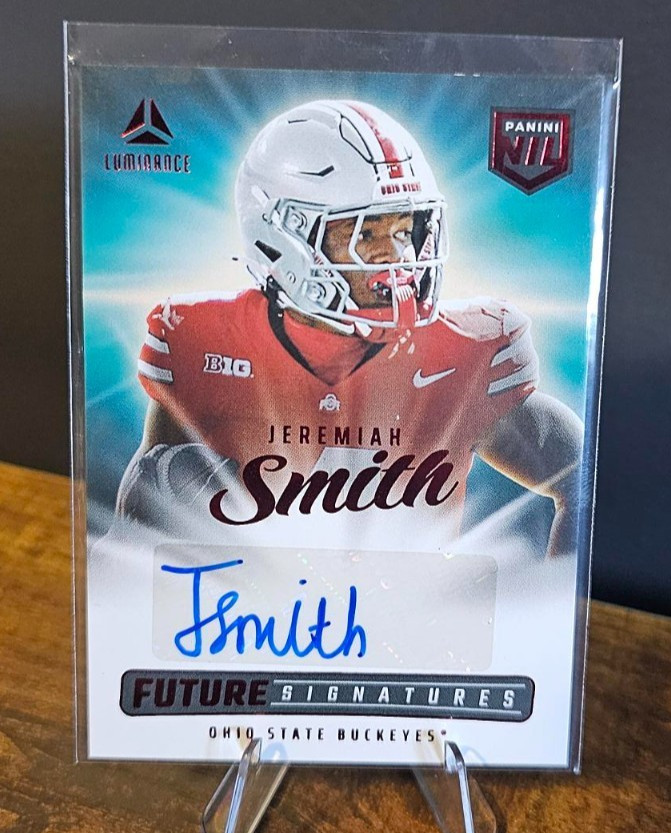 2025 PANINI LUMINANCE FUTURE SIGNATURES NIL RED JEREMIAH SMITH 