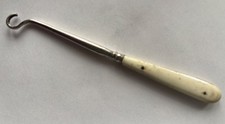Glove Buttonhook Tool Sewing Victorian, Edwardian Era Antique Genuine