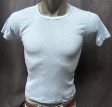 Vintage Mayo Spruce Blank T Shirt Light Blue