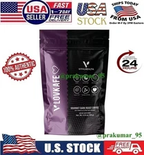 Vital Health V-LOVKAFE Gourmet Dark Roast Coffee with L-Arginine 5.3 oz - New !⚡