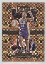 2024 Panini Select WNBA Concourse Bronze Checker Prizm 34/49 Aari McDonald 3d3