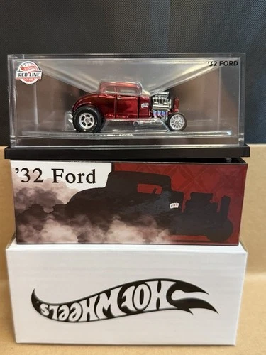 2022 Hot Wheels Red Line Club RLC Exclusive ‘32 FORD #14868/30000 Display Case