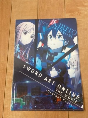 SAO Ordinal Scale Clear File  Sword Art Online, Plastic,