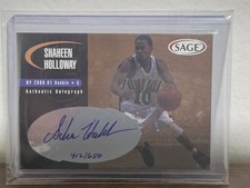 2000 Sage - Authentic Autograph Shaheen Holloway #A23 Bronze /650 (AU, RC)