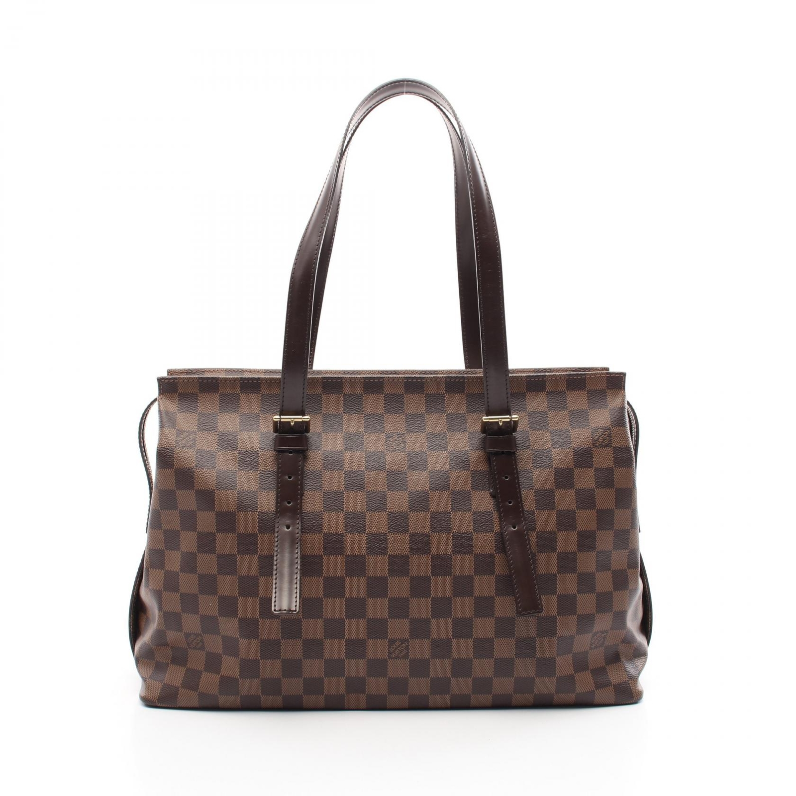 LOUIS VUITTON Damier Ebene Chelsea Shoulder Tote N51119 Pre-Owned LV Bag for Women