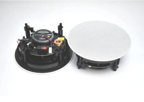 NemaTech 6.5” 100 Watt in-Ceiling Infinity Series Round Speakers-Pair - Afbeelding 1 van 2