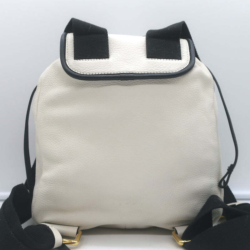 Marni Swing Backpack Small Cream Grained Leather — image 6