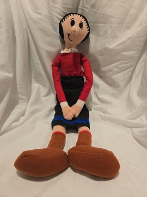 Play By Play Olive Oyl Popeye s Girlfriend Plush Stuffed Animal Toy 1994 13 