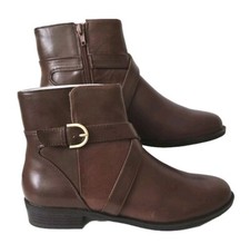 Rockport Womens Ankle Boots Vicky Belt Boots CI9746 BROWN Size UK 4 EU 37 New