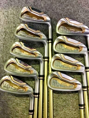 Set De Fers De Golf Honma Beres MG700 IP-Noir - 9 Pièces (5-11,AW,SW), Graphite Regular, Occasion
