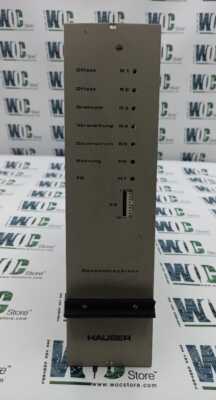SVC 225 V62 062876 0001 910-256100 HAUSER SERVOVERSTARKER SERVO AMPLIFIER MODULE