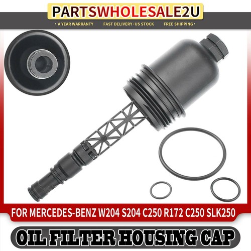 Oil Filter Housing Cover for MercedesBenz C250 SLK250 20122015 1.8L