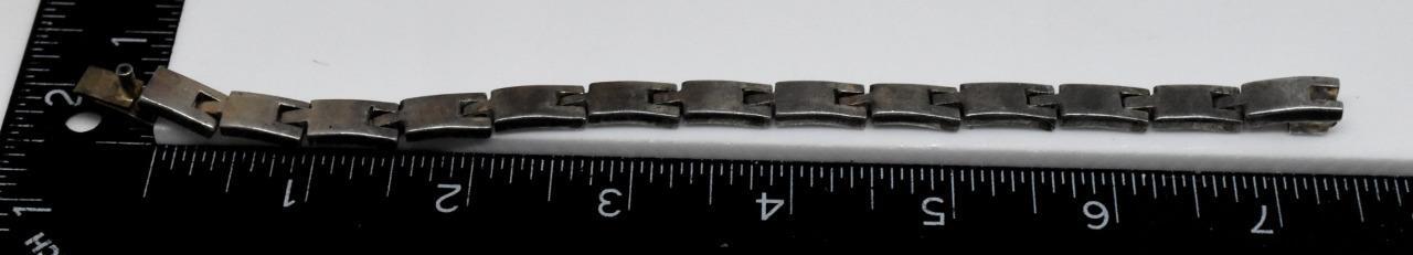 Vintage Mexico Heavy Rectangular Hinged Panel 925… - image 5