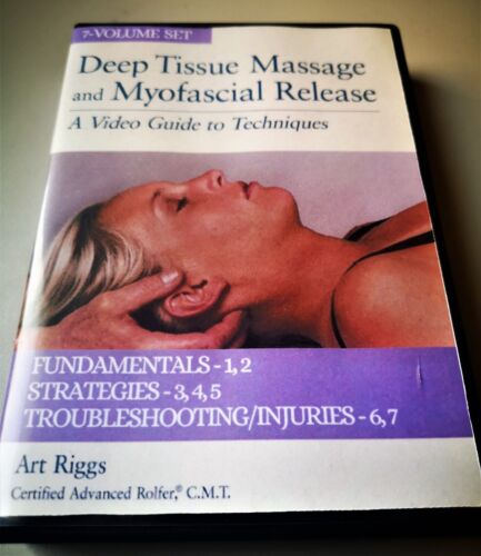 Art Riggs Deep Tissue Massage & Myofascial Release 7 DVD BOXED SET - Picture 1 of 1