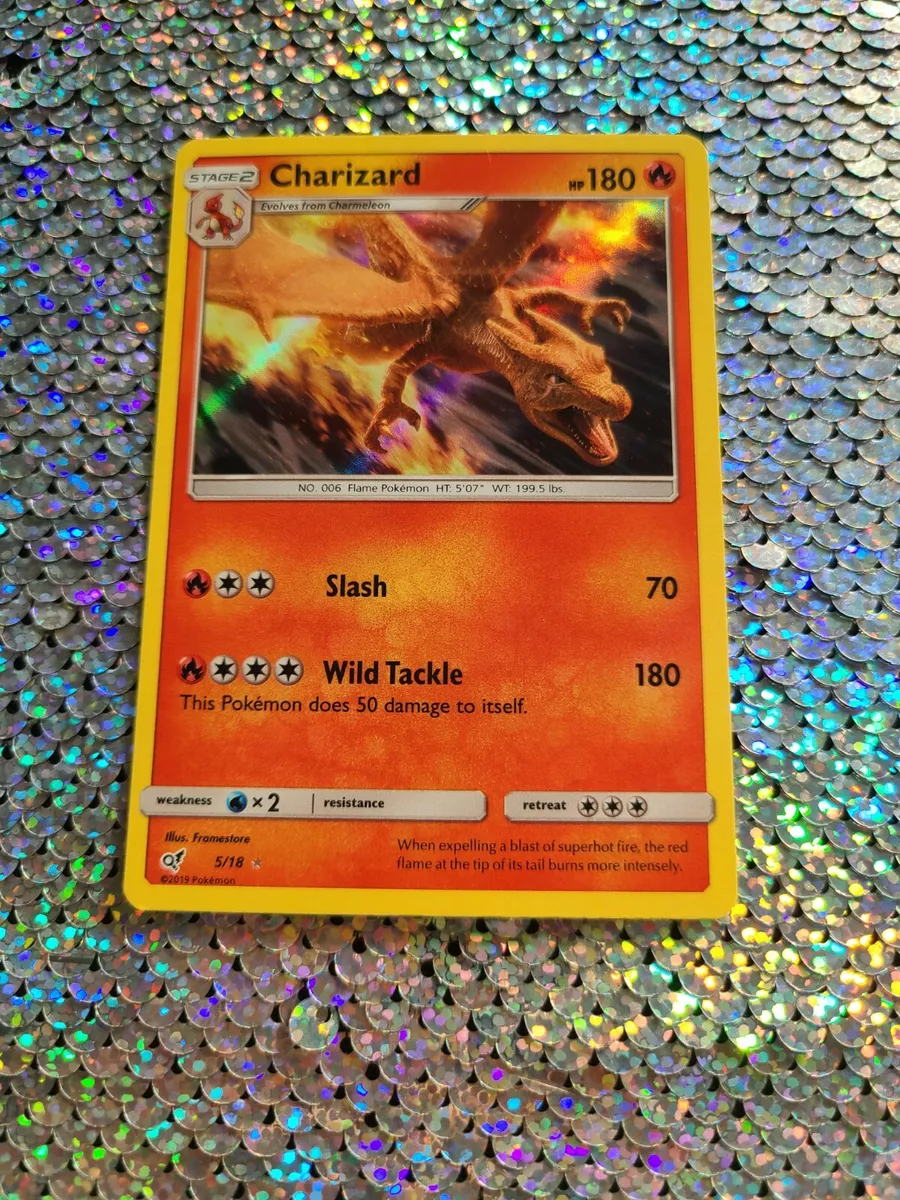 Mavin  Charizard HOLO ULTRA RARE 5/18 SM Detective Pikachu SHINY Pokemon  Card TCG NM