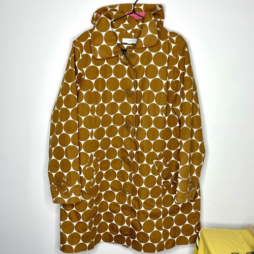 Polka Dot Trench Coat Womens 18R 