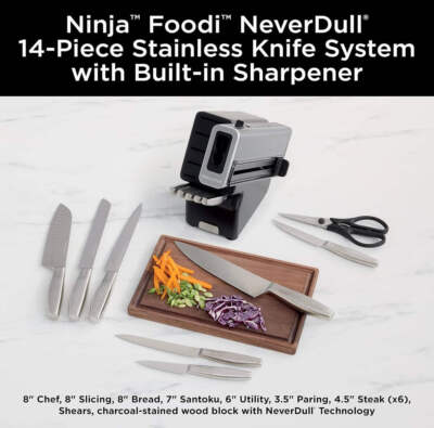Ninja K62014 Foodi NeverDull Premium 14-Piece German Stainless
