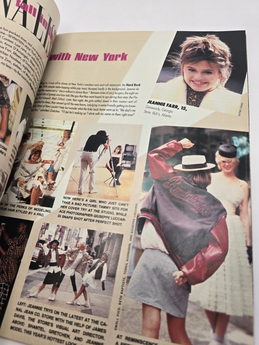 Seventeen Magazine October 1985 Chandra Zinn Priscilla Presley