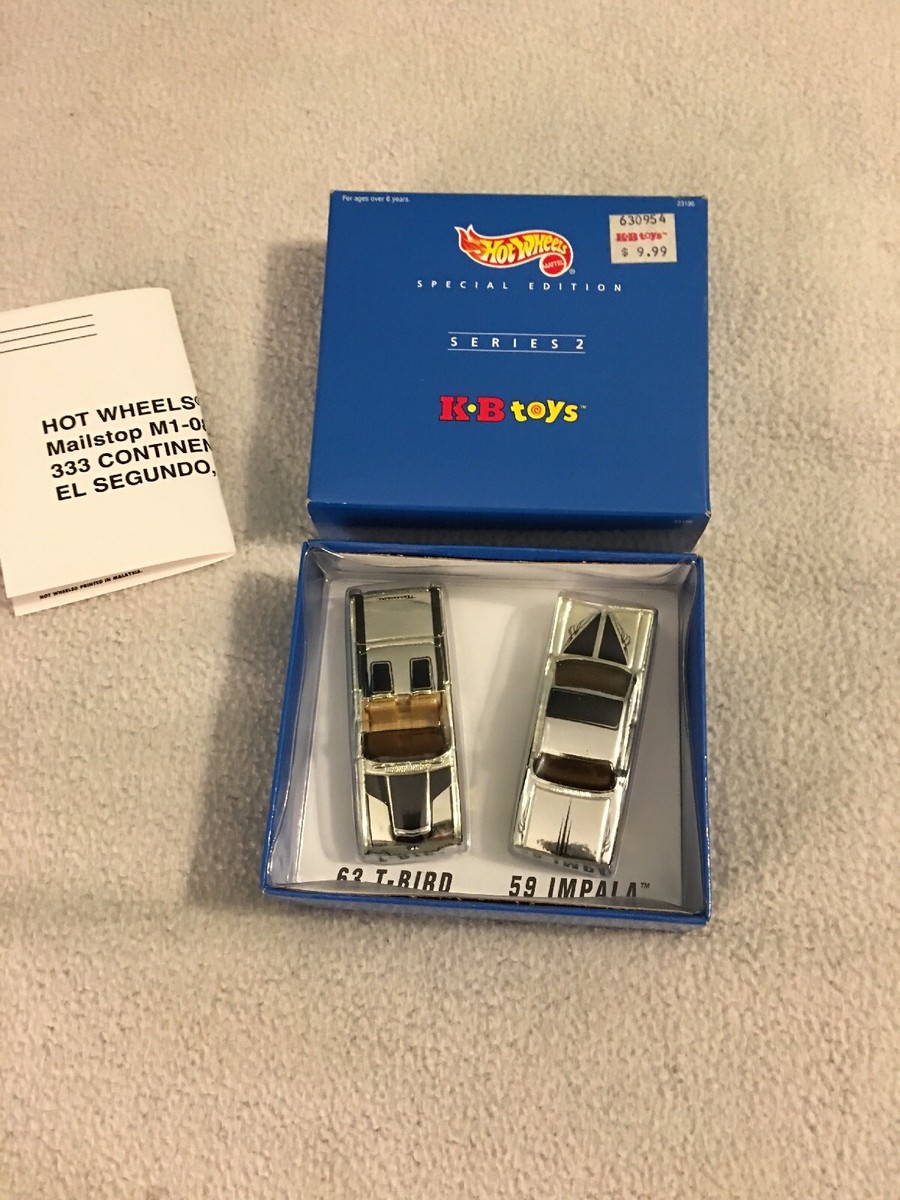 Hot Wheels Special Edition Series To Kb Toys 63 t bird/ 59 Impala
