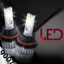 Cree Cob 9007 Hb5 488w 48800lm Led Headlight Kit Hilo Power Bulbs 6500k White 2