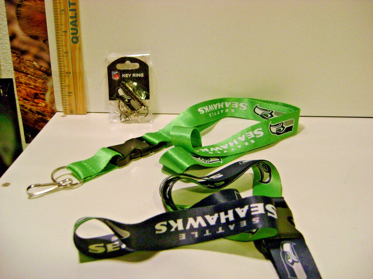 NFL SEATTLE SEAHAWKS Carabiner Lanyards and Keychain