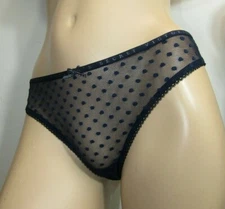 Victoria's Secret  Thong Panties  Blue Lace  Size XLarge  NWT