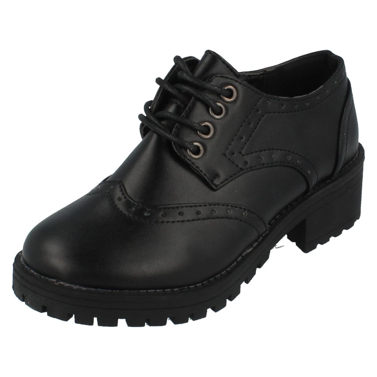 Chunky Lace Up Brogue In KHAKI GREEN | White Stuff - Foto 13