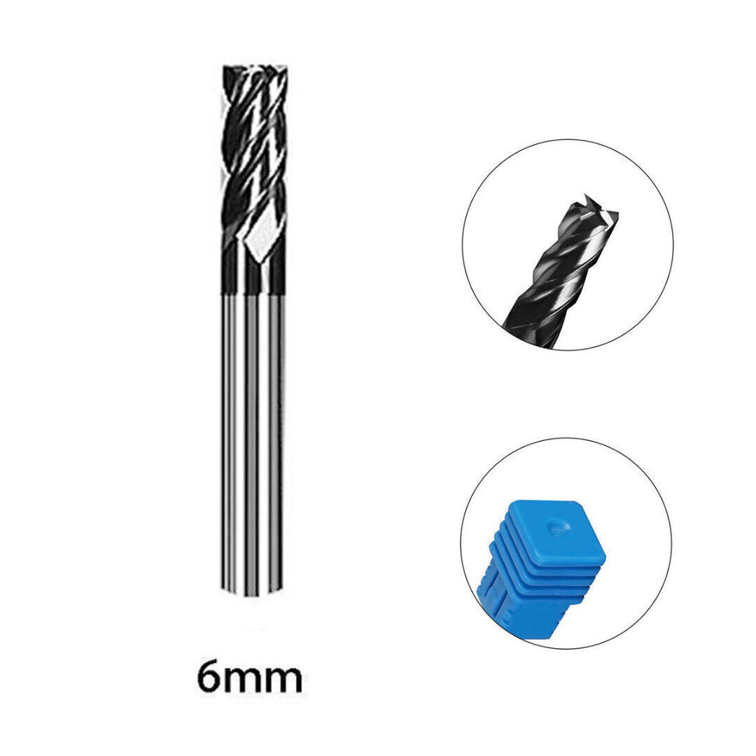 Set 10 Frese CNC 2mm In Metallo Duro - Per Incisione Su Legno, Metallo E Plastica - Foto 11