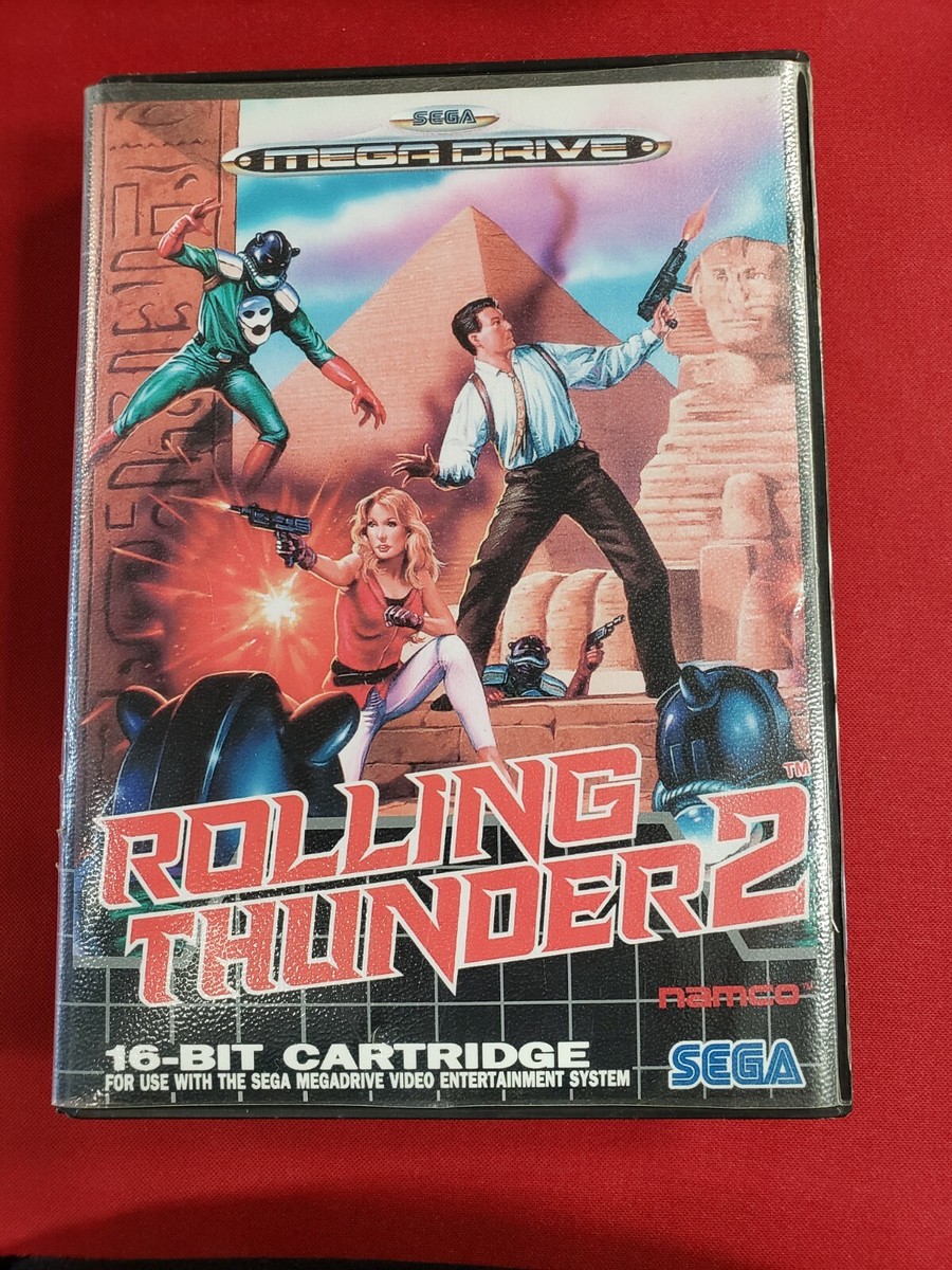Rolling Thunder 2 Sega Mega Drive Case only no game or book | eBay