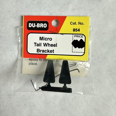 DU-BRO CAT. NO. 854 Micro Tail Wheel Bracket NEW