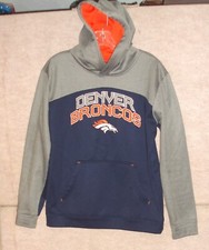 Youth Team Apparel DENVER BRONCOS stitched hoodie sweatshirt , XL 18 
