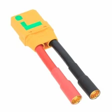 Brushless Motor Bullet 6.5mm Female to Amass XT90-S Anti Spark Jack cable 10#5CM