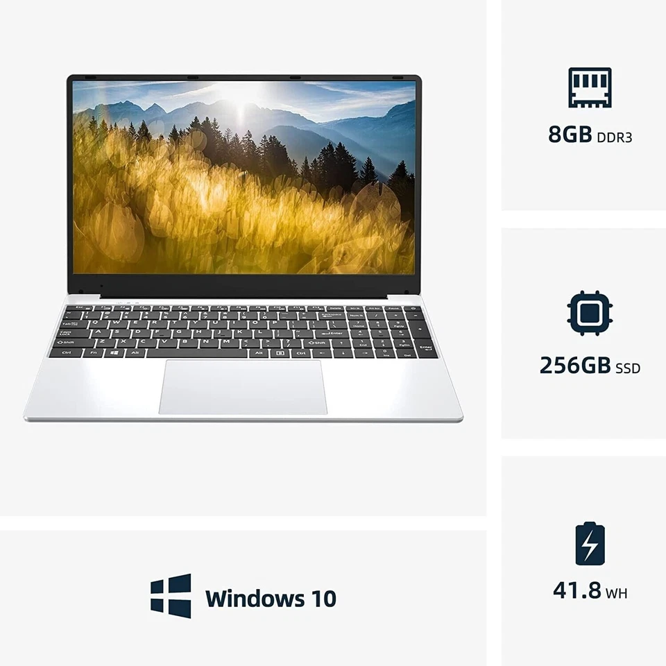 Jumper 2022 Jumper EZBook S15N Laptop 15.6" HD Display 8GB RAM 256GB - Image 3 of 4