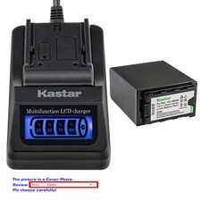 Kastar Battery LCD Quick Charger for Panasonic VW-VBD98 VBD29 VWVBD58 VW-VBD58EK