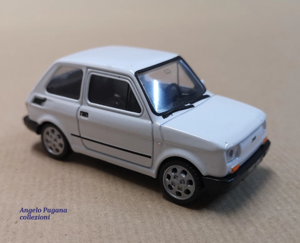auto modellino 1:43 fiat 126 della welly nex modellini da collezione die cast bi - Immagine 4 di 4