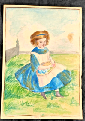 #ad OLD water colour paintings 9 no $440.00