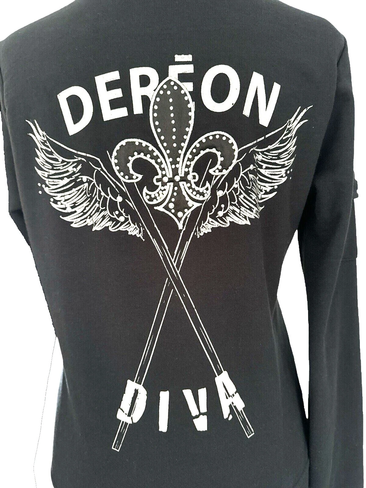 Negro House of Deréon sudaderas de tamaño regular para De mujer