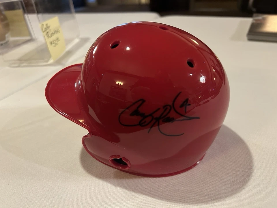 Mini Casco Autografiado Colby Rasmus Memphis Redbirds AAA Cardenales de San Luis Foto 4 de 4