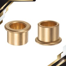 2pcs Flange Bearing Sleeve 12mmx16mmx12mm Bronze Self Lubricating Bushings
