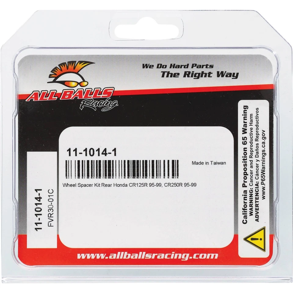 All Balls Racing Wheel Spacer Kit 11-1014-1 For Honda CR 125 R 95-99 - Imagem 4 de 4