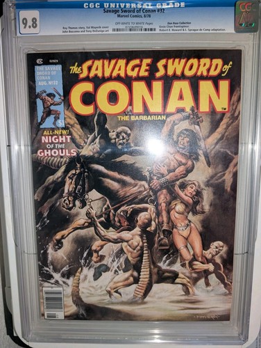 CGC 9.8 The Savage Sword of Conan #32 (Marvel Comics August 1978)