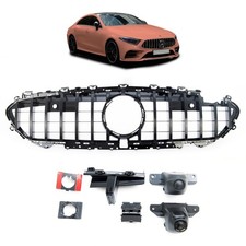 Kühlergrill Schwarz passt für Mercedes CLS C257 auch Kamera Sport-Panamericana Kühlergrill Schwarz passt für Mercedes CLS C257 auch Kamera Sport-Panamericana
