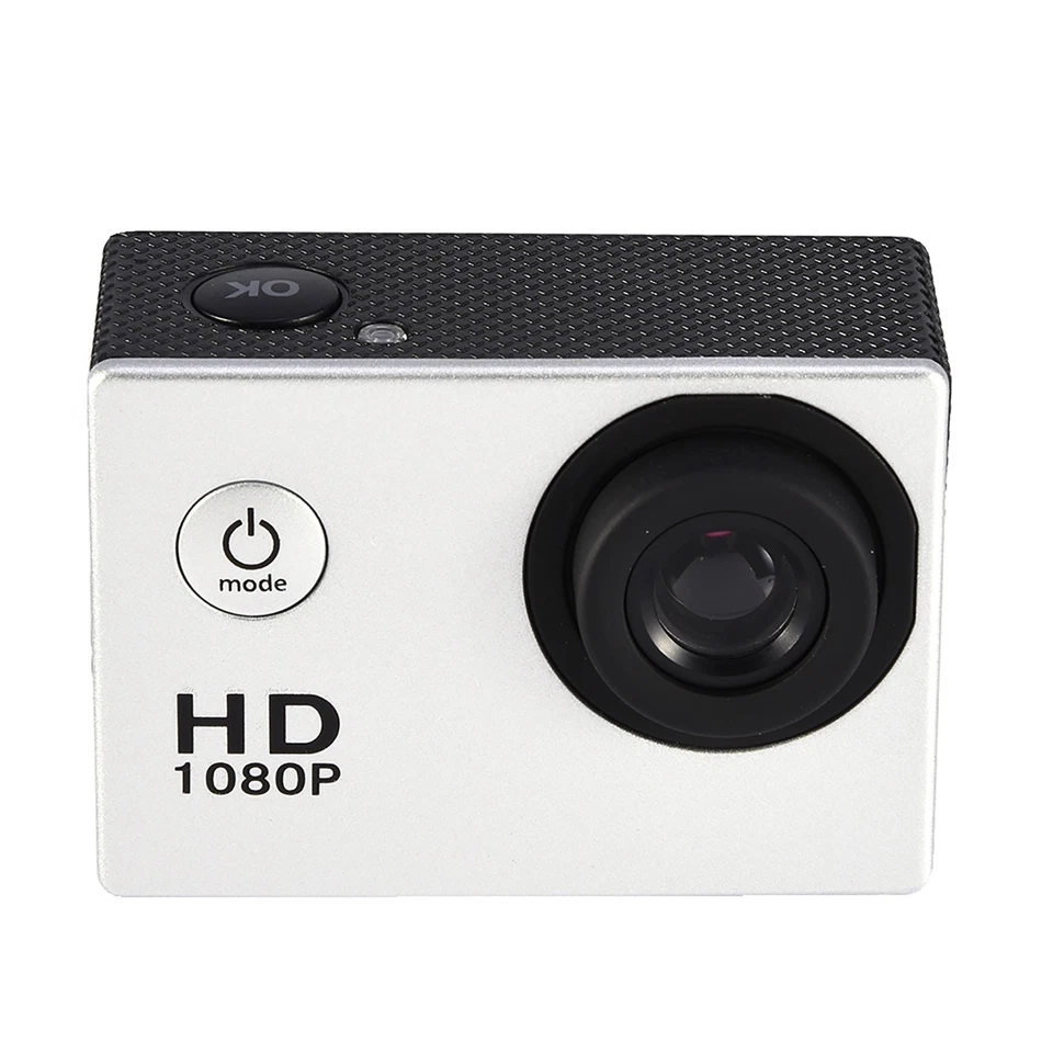 Waterproof Outdoor Cycling Sports Mini DV Action Camera Camcorder (Silver) - Image 4 of 4