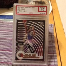 2020-21 Panini Donruss Optic T-Minus 3...2...1 Joel Embiid #13 IGC 10
