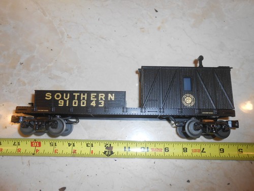 O/O-27 MTH 30-79246 Southern Crane Tender car. La luz funciona. Sin caja. Tal cual. | Zustand: Used