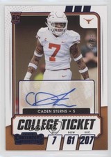 2021 Contenders Draft Picks College Game Ticket Blue 90/99 Caden Sterns Auto 1u6
