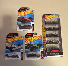 Hot Wheels Formula 1 Diecast Car Lot Ferrari Kick Sauber Visa Cash App RB Sealed